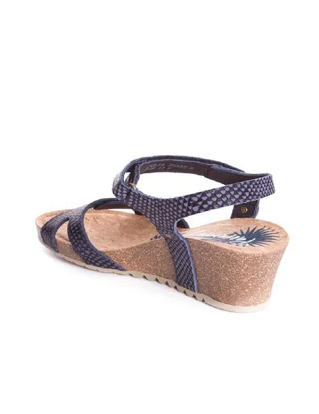 sandalia panama jack julia snake b12 azul