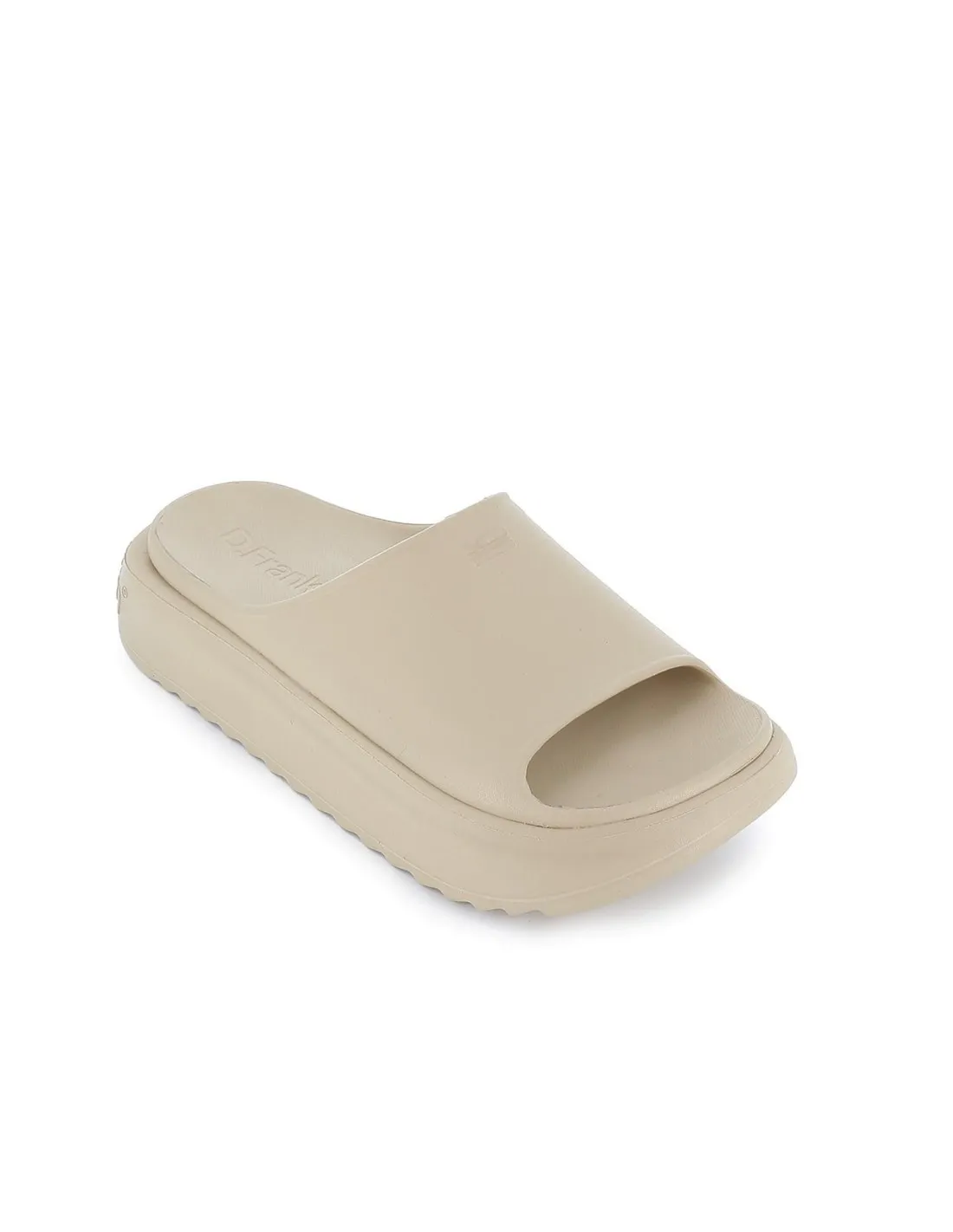 Sandalia playa plataforma goma EVA mujer beige D.Franklin
