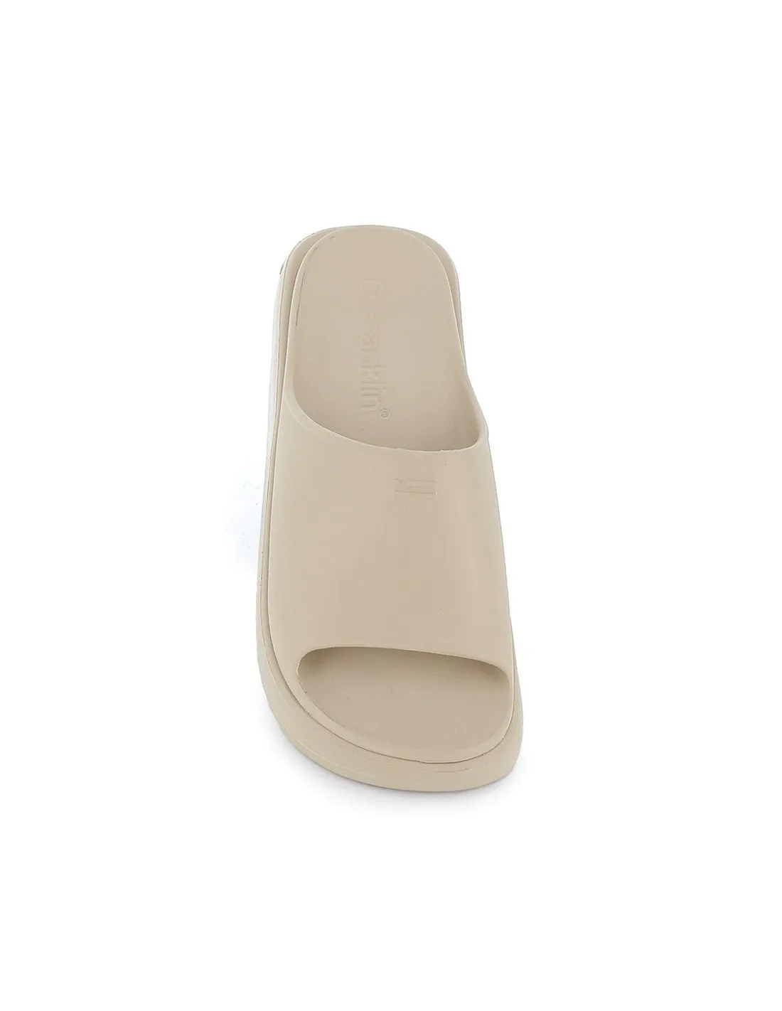 Sandalia playa plataforma goma EVA mujer beige D.Franklin