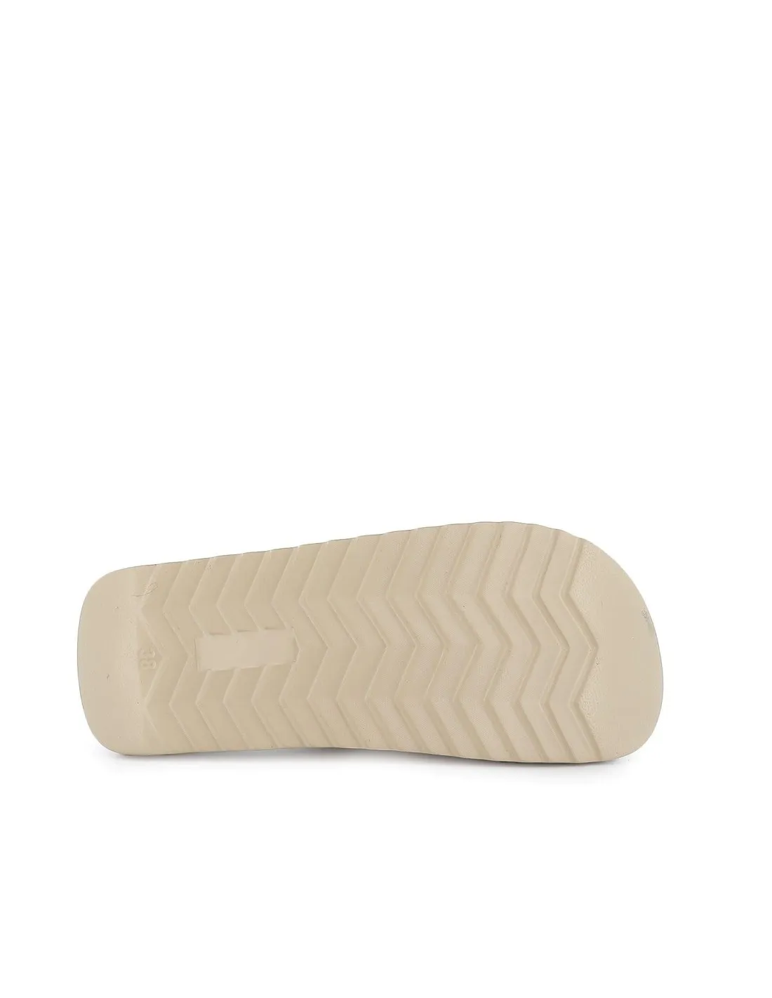 Sandalia playa plataforma goma EVA mujer beige D.Franklin