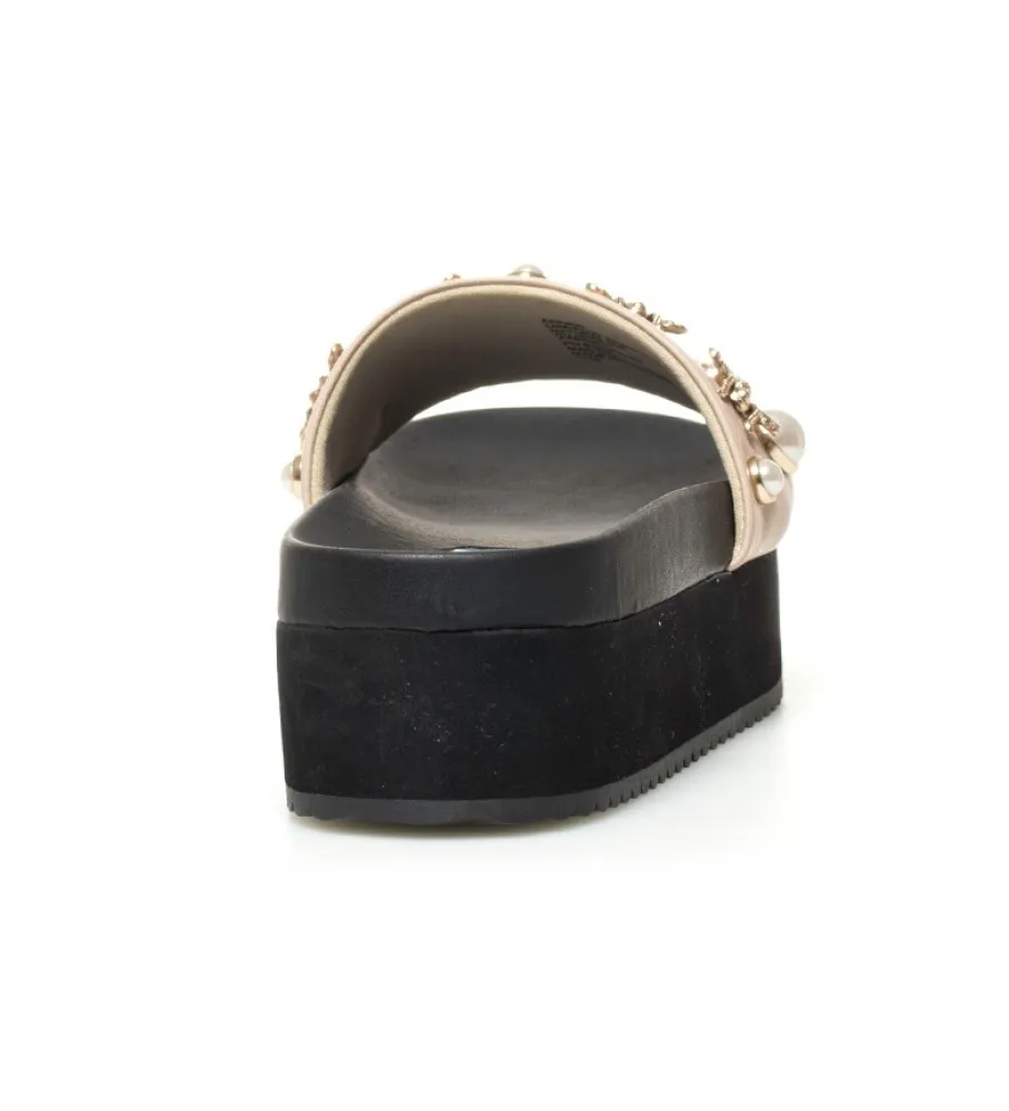 SANDALIAS ADORN BEIGE ALTURA PLATAFORMA: 5CM