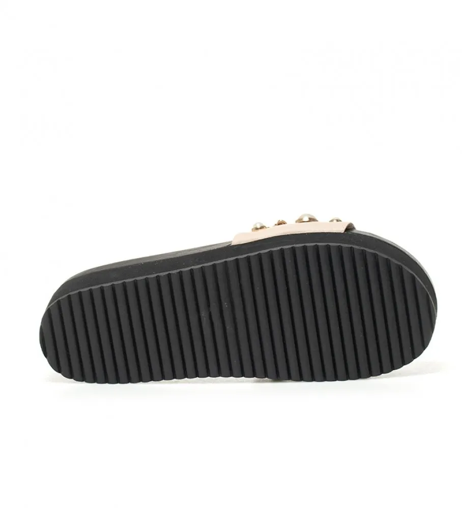 SANDALIAS ADORN BEIGE ALTURA PLATAFORMA: 5CM