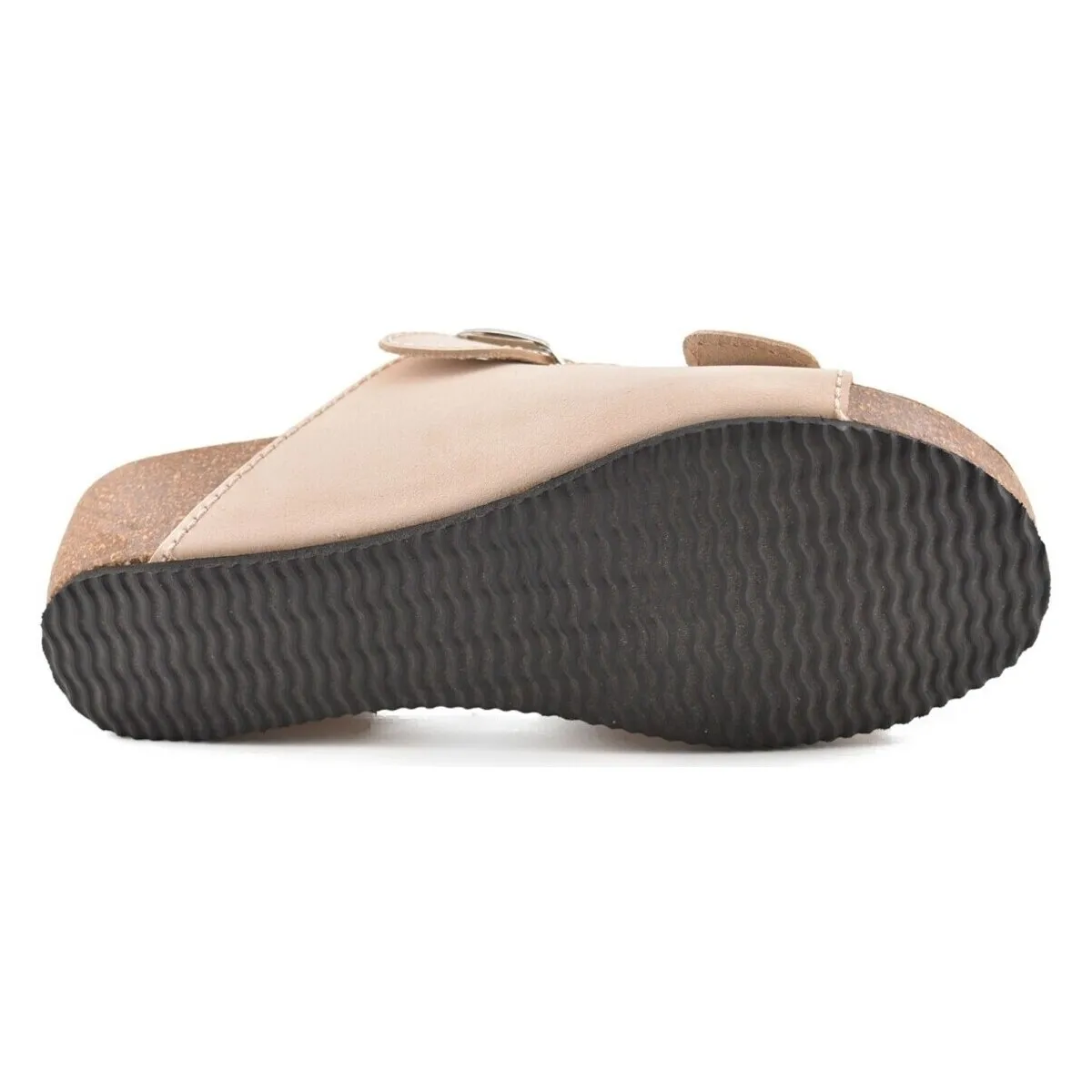 Sandalias Bio de piel beige by