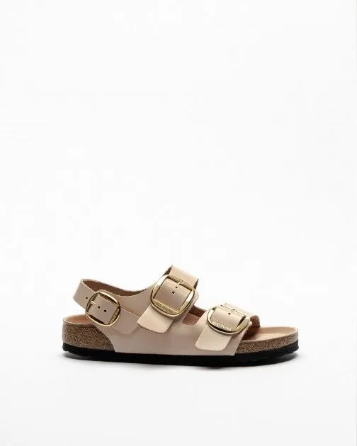 Sandalias Birkenstock Milano Big Buckle Beige