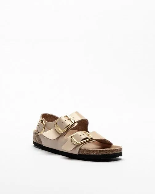 Sandalias Birkenstock Milano Big Buckle Beige