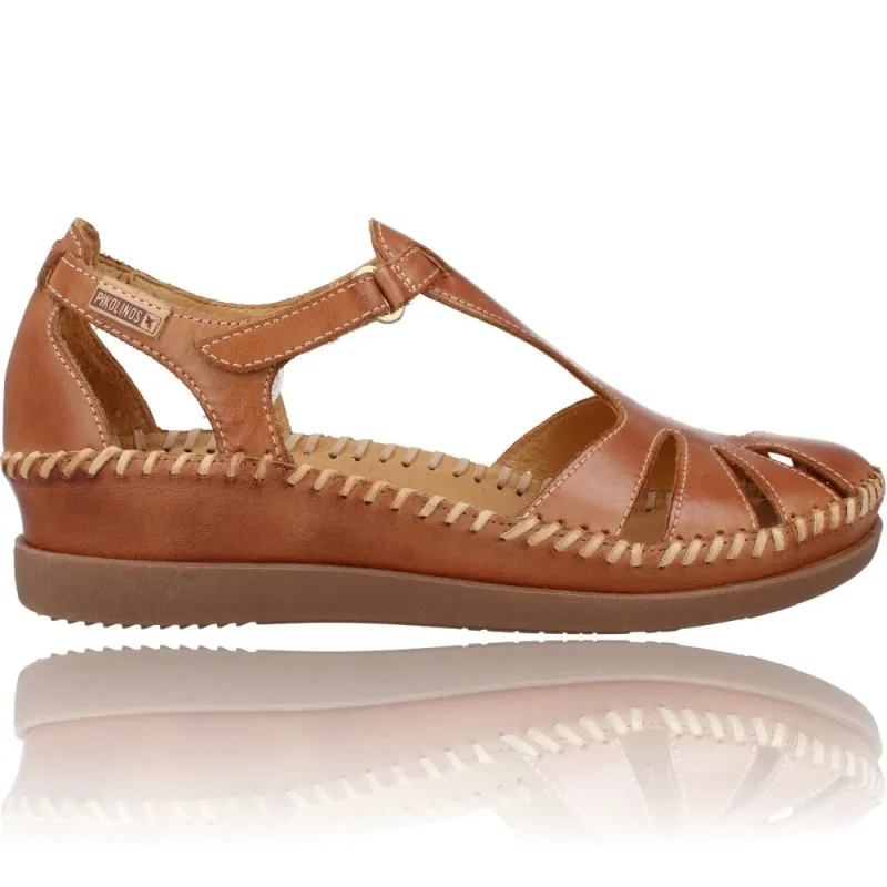 SANDALIAS CASUAL CON CUñA PARA MUJER DE PIKOLINOS CADAQUES W8K0802