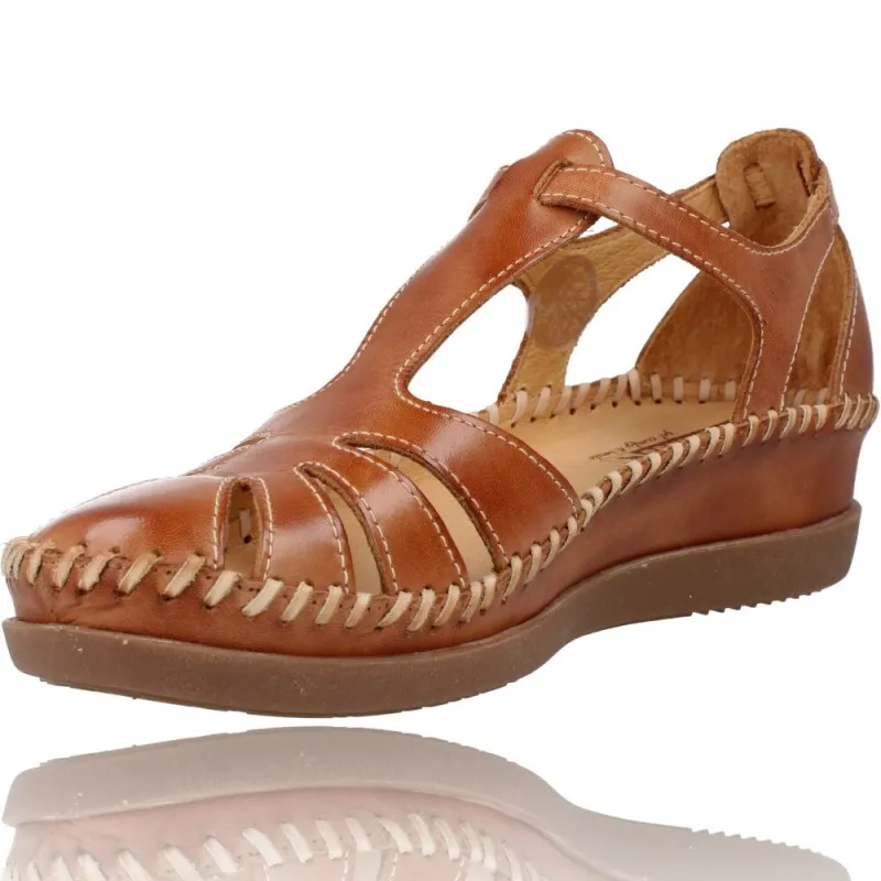 SANDALIAS CASUAL CON CUñA PARA MUJER DE PIKOLINOS CADAQUES W8K0802
