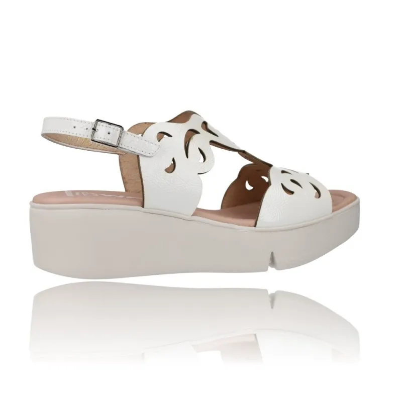 SANDALIAS CON CUñA PARA MUJER WONDERS AFRO B7930