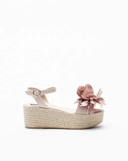 Sandalias con cuña Pokemaoke 82 Agosto Rosa