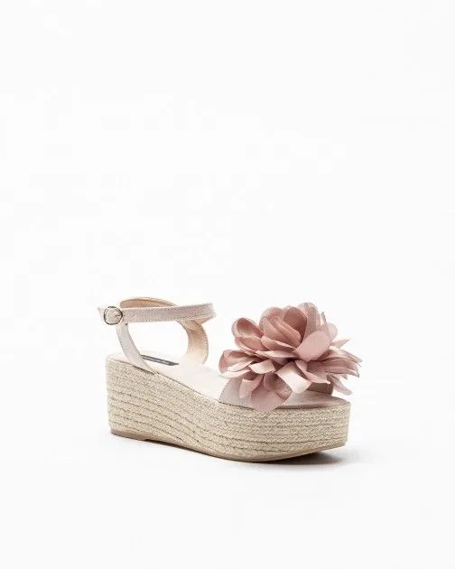Sandalias con cuña Pokemaoke 82 Agosto Rosa