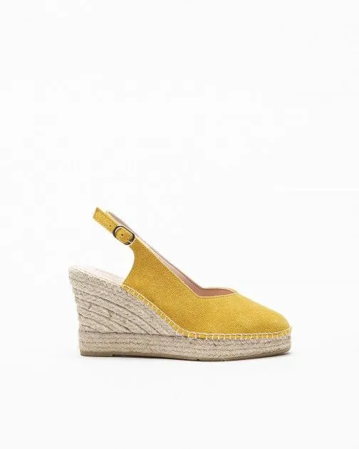 Sandalias con cuña PROF Denis6 Amarillo