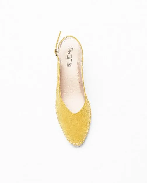Sandalias con cuña PROF Denis6 Amarillo