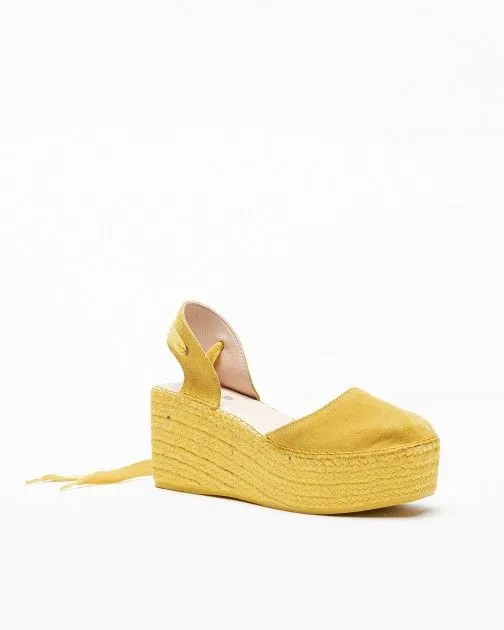 Sandalias con cuña PROF JUSTY1 Amarillo