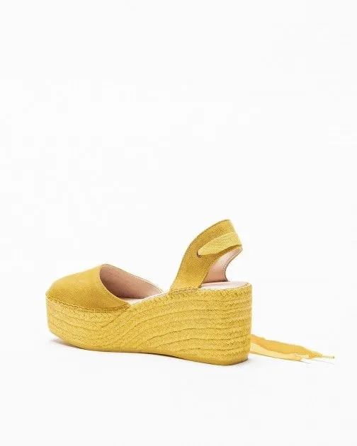 Sandalias con cuña PROF JUSTY1 Amarillo