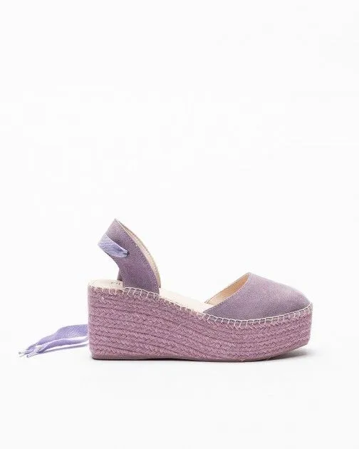 Sandalias con cuña PROF JUSTY1 Morado