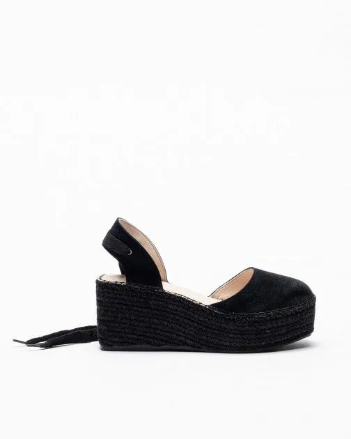 Sandalias con cuña PROF JUSTY1 Negro