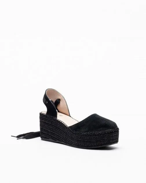 Sandalias con cuña PROF JUSTY1 Negro