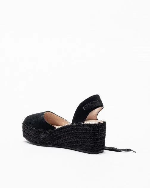 Sandalias con cuña PROF JUSTY1 Negro
