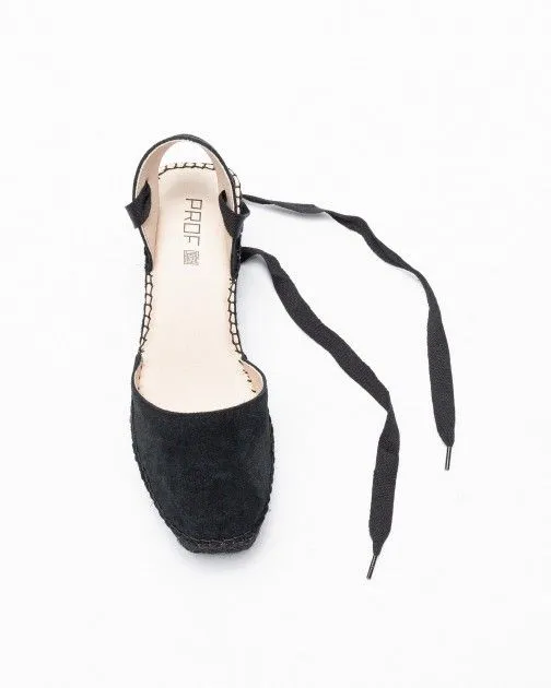 Sandalias con cuña PROF JUSTY1 Negro
