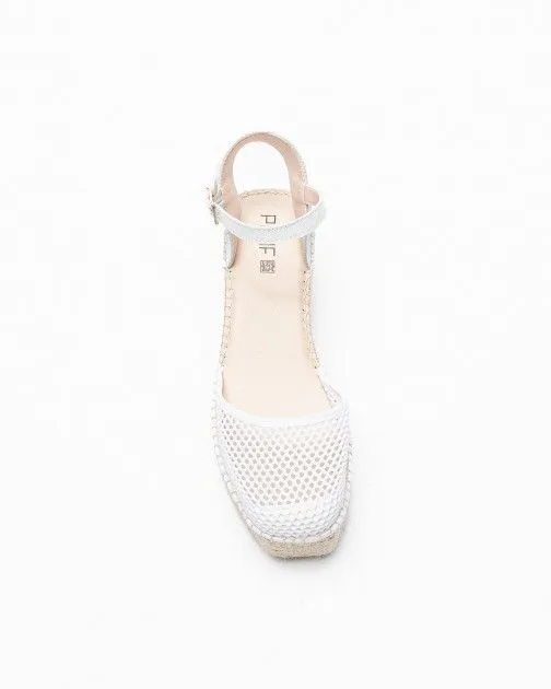 Sandalias con cuña PROF JUSTY2 Blanco