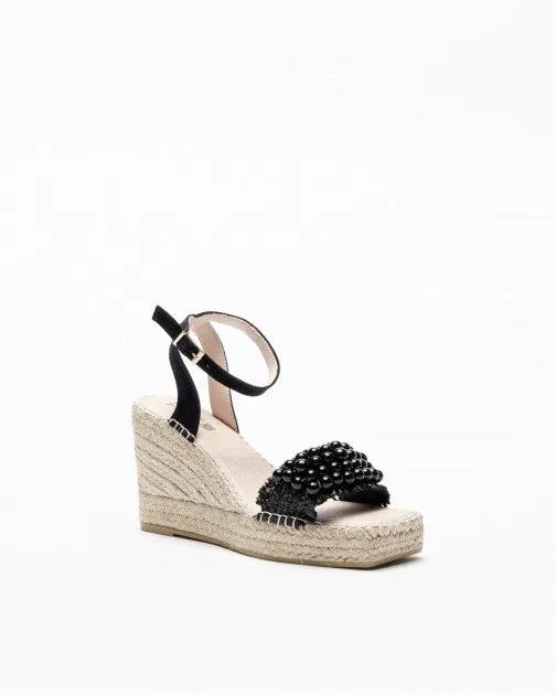 Sandalias con cuña PROF Moon5 Negro