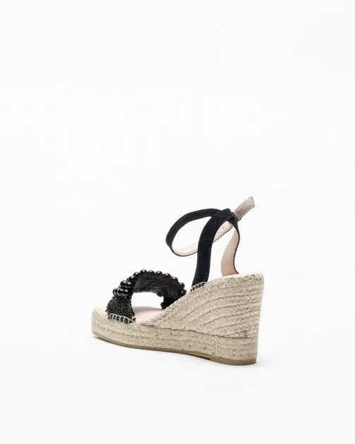 Sandalias con cuña PROF Moon5 Negro