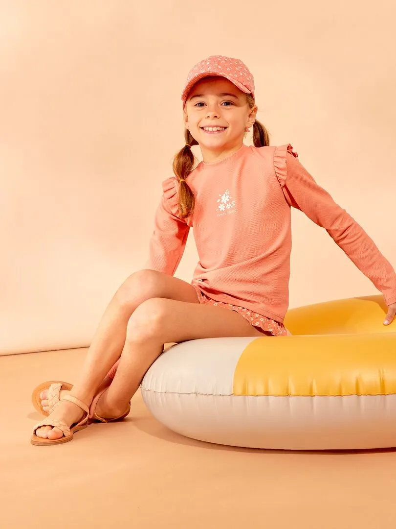 SANDALIAS CON TIRAS TRENZADAS  ROSA