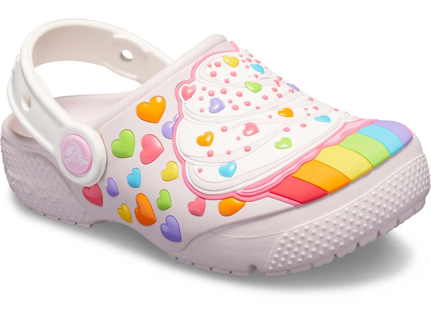 Sandalias Crocs Cupcake Rosa Para Niña