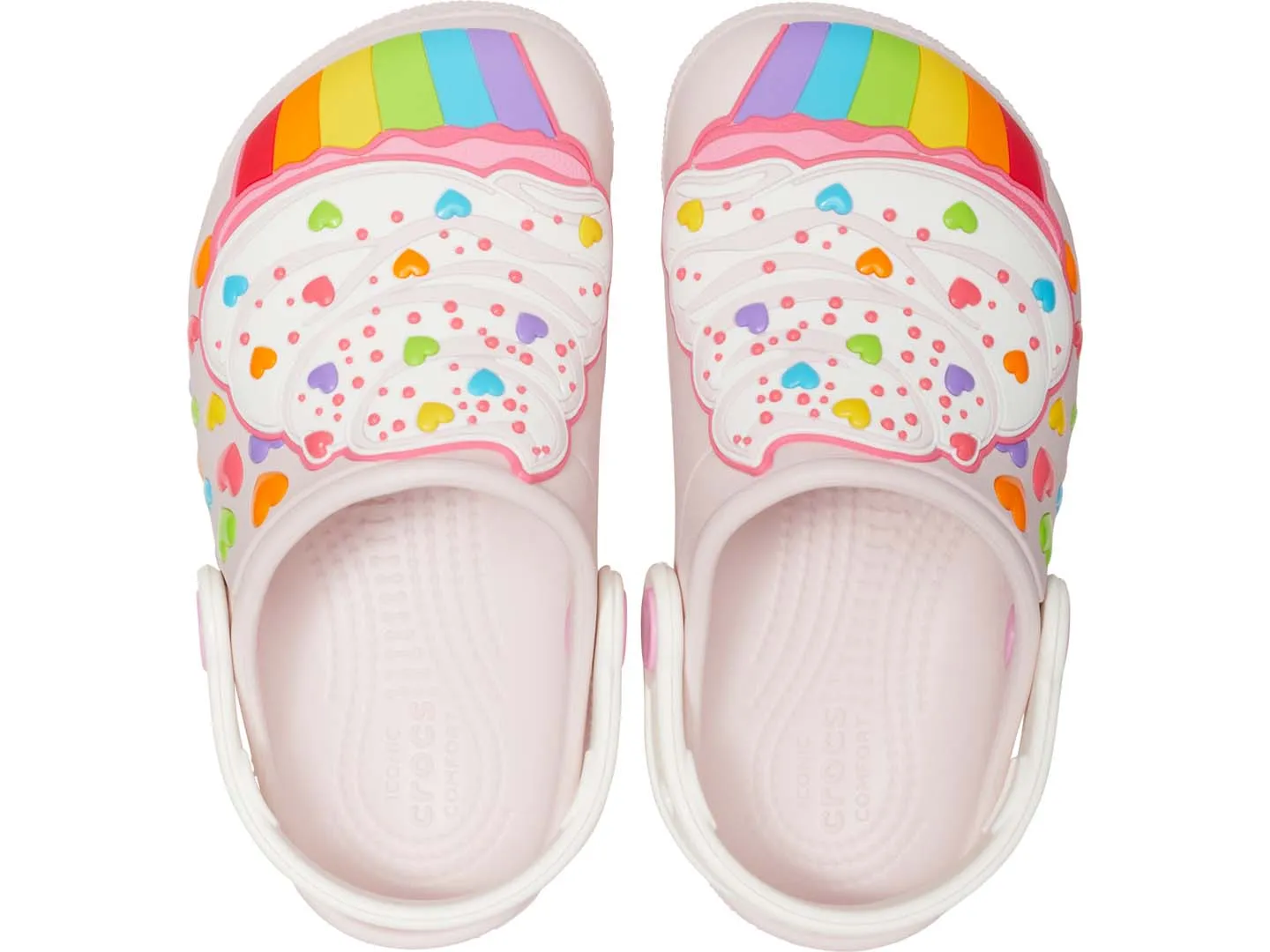 Sandalias Crocs Cupcake Rosa Para Niña