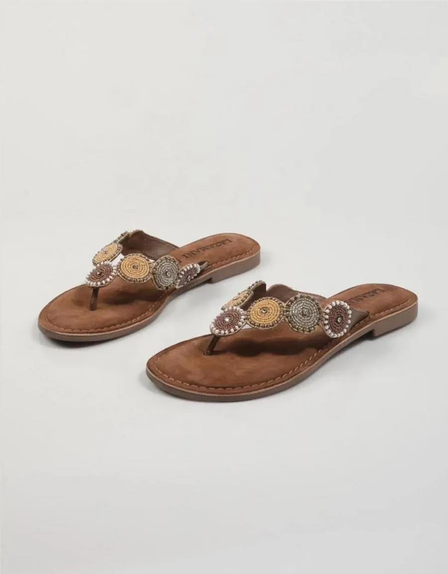  sandalias LAZAMANI 75451 en Beige 82733