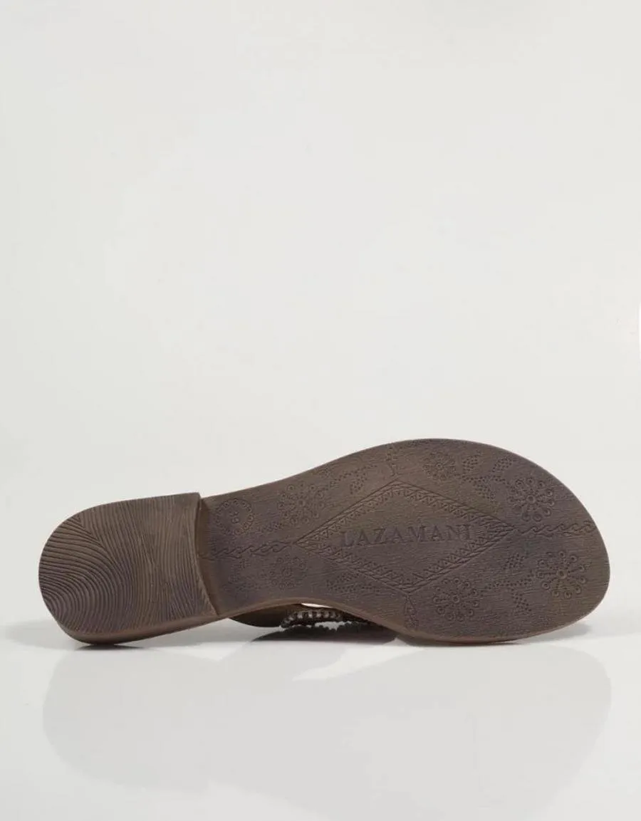  sandalias LAZAMANI 75451 en Beige 82733