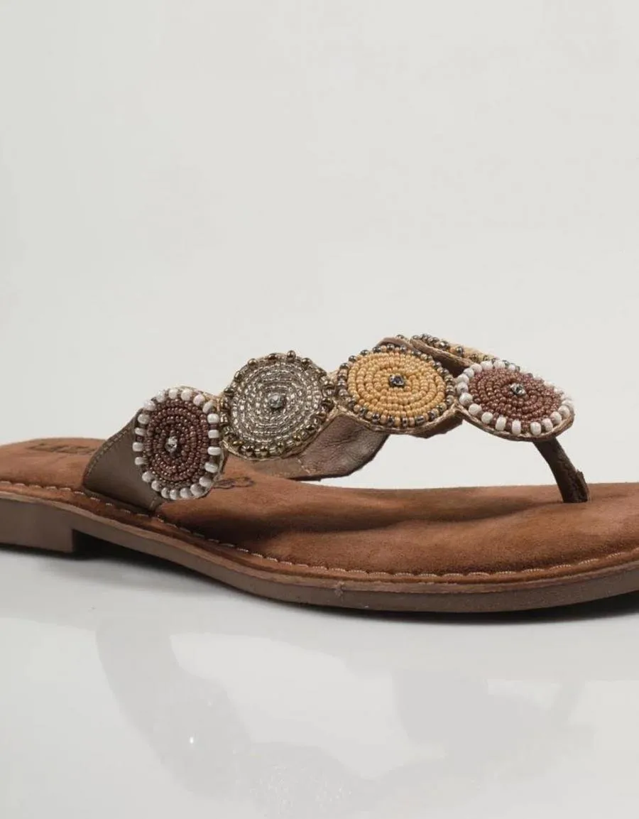  sandalias LAZAMANI 75451 en Beige 82733