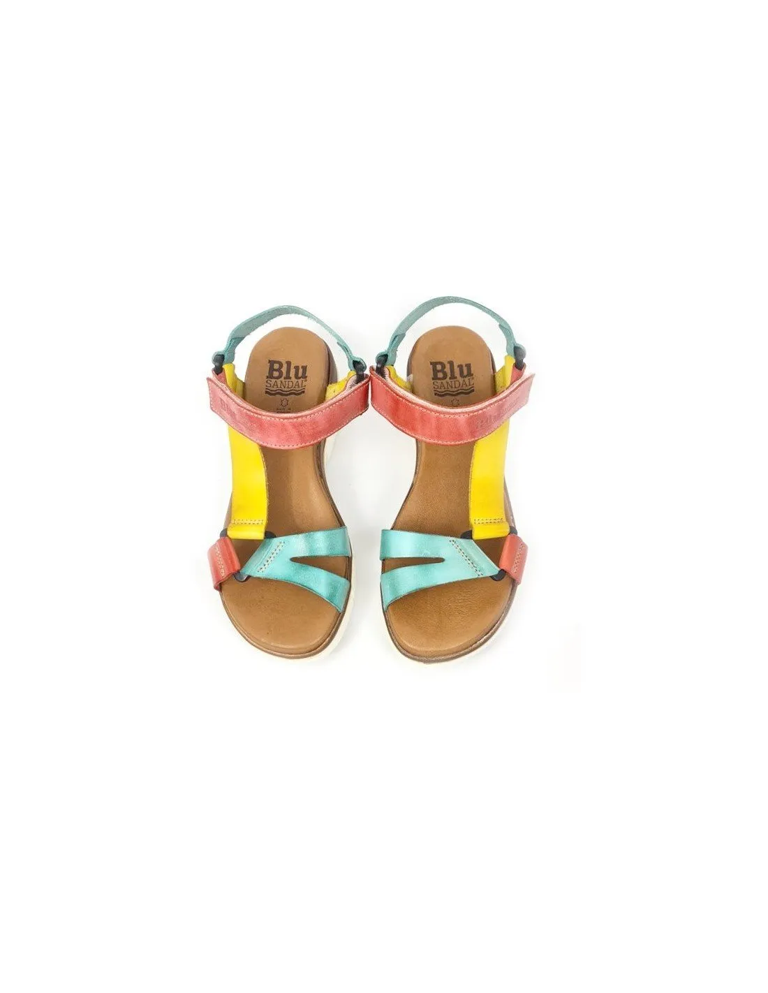 Sandalias mujer confort velcro