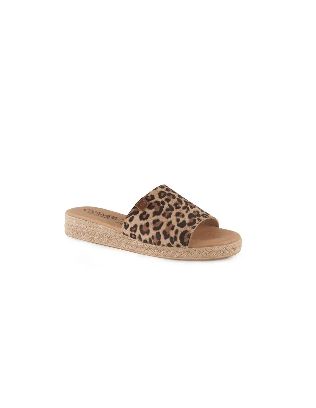 Sandalias Mujer Piel Leopardo