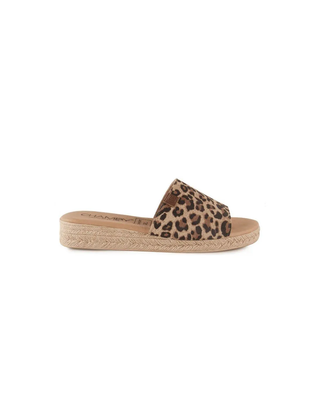 Sandalias Mujer Piel Leopardo