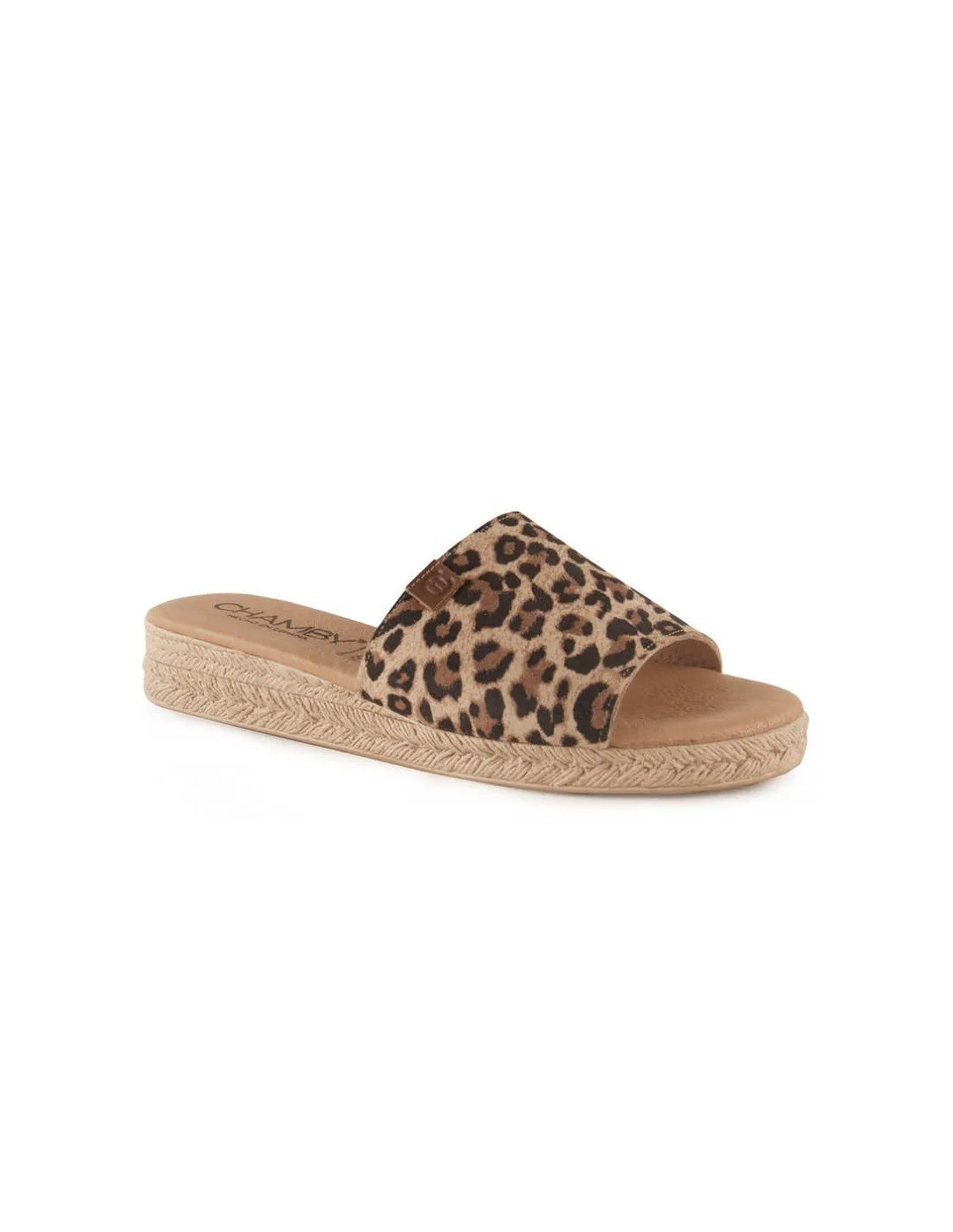 Sandalias Mujer Piel Leopardo