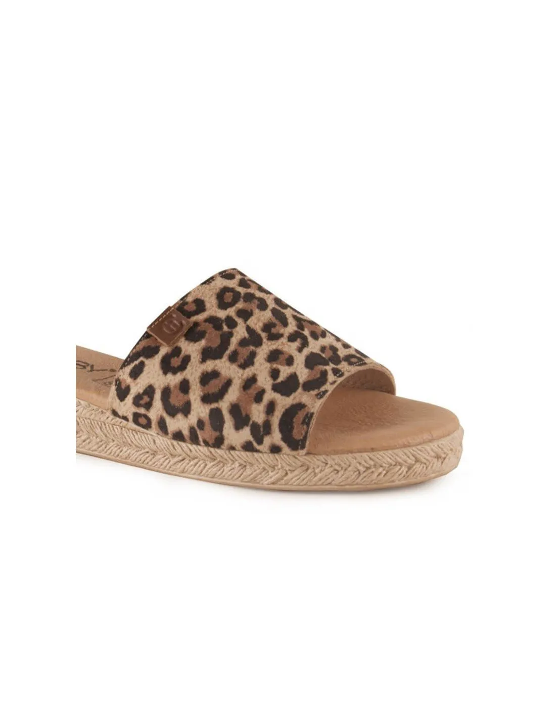 Sandalias Mujer Piel Leopardo
