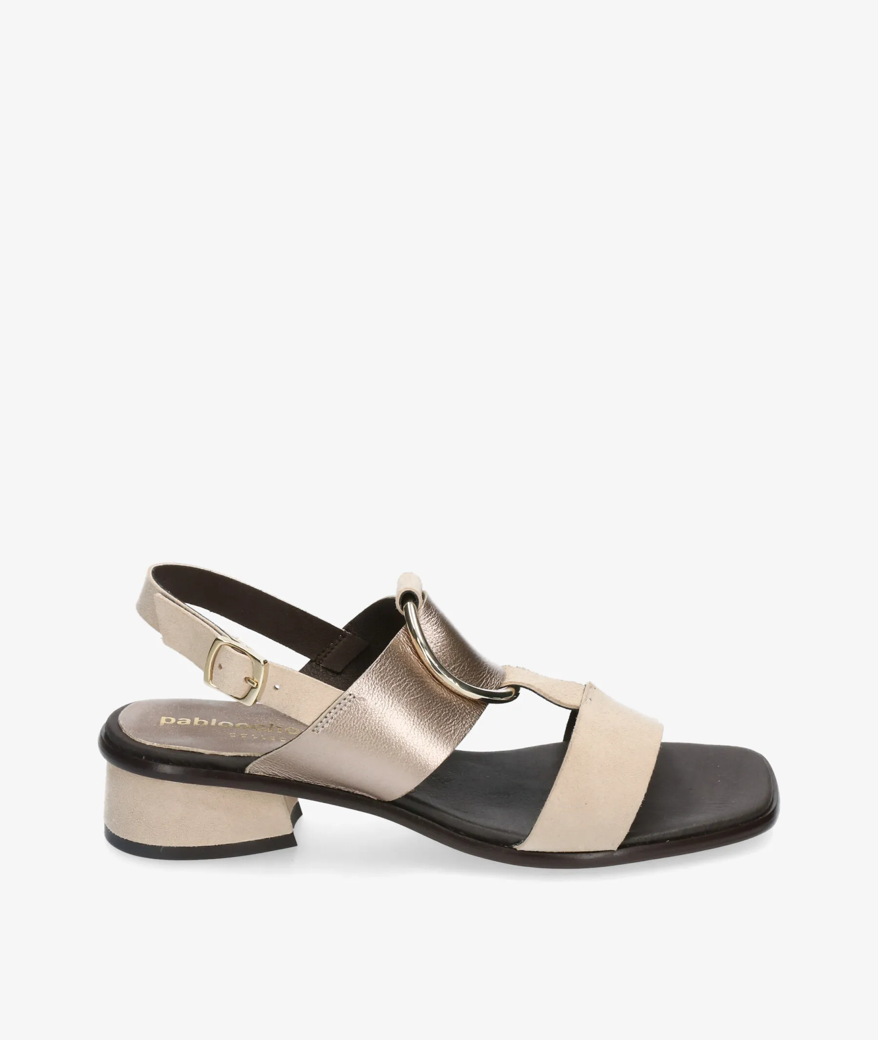 Sandalias pabloochoa.shoes  8571 en ante beige