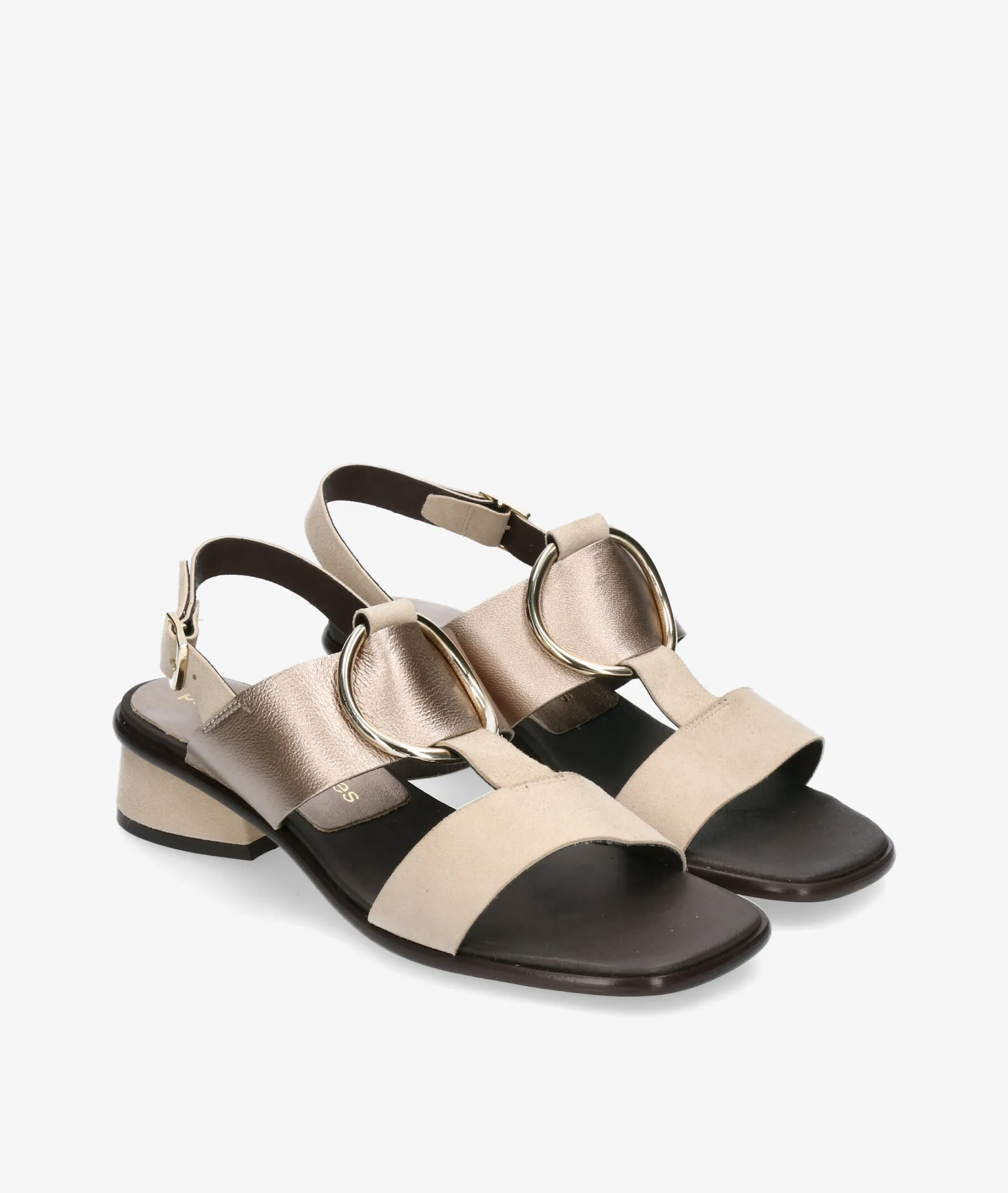 Sandalias pabloochoa.shoes  8571 en ante beige