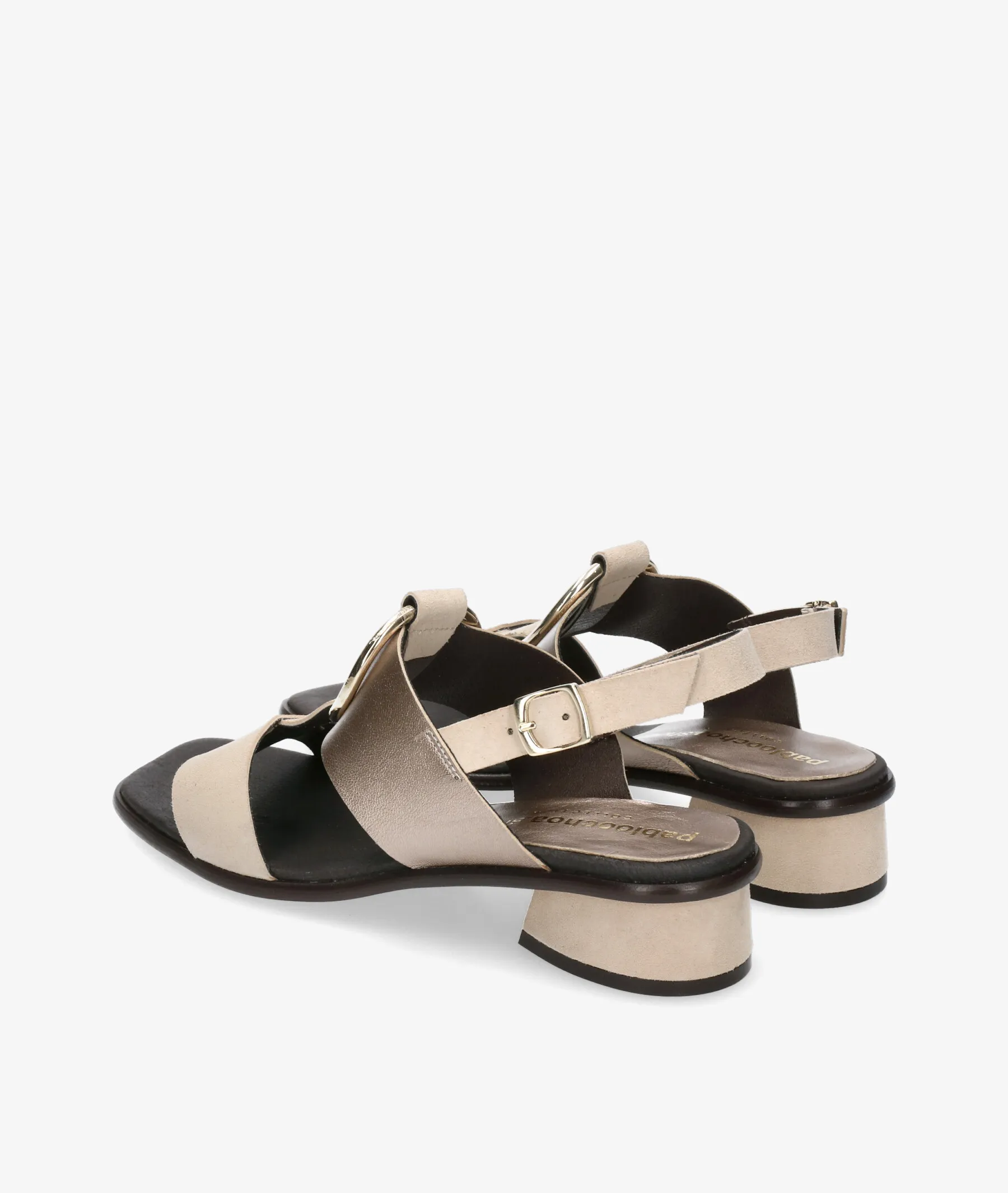 Sandalias pabloochoa.shoes  8571 en ante beige