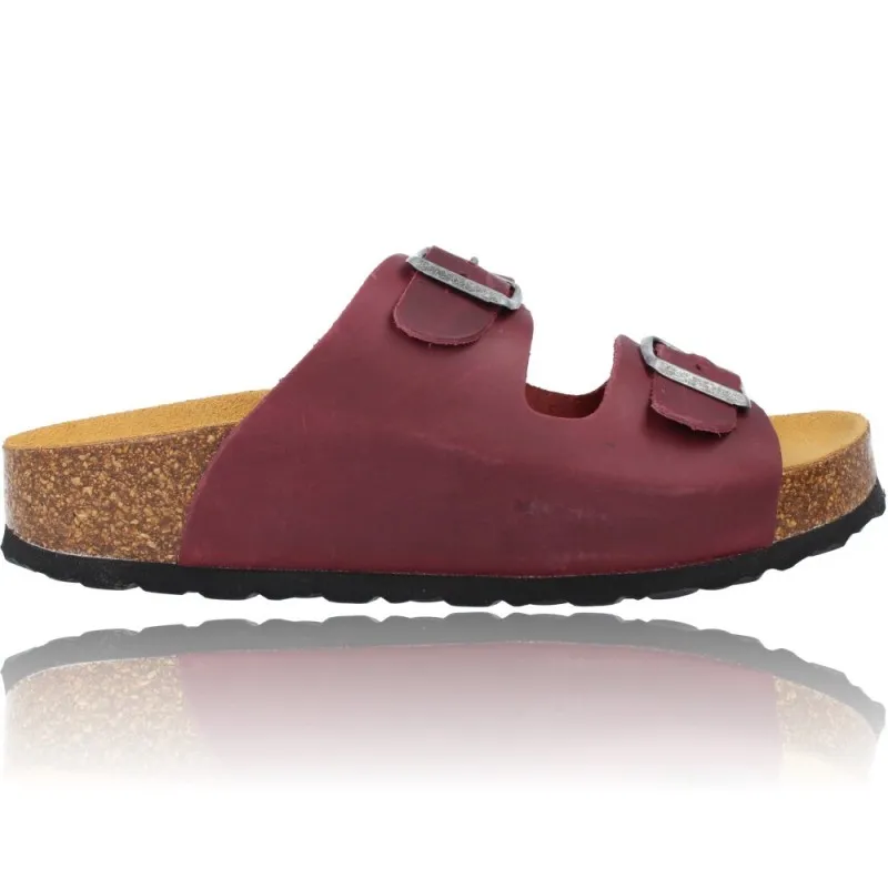 SANDALIAS PLANAS BIO HEBILLAS MUJER DE OKIOS MANILA005