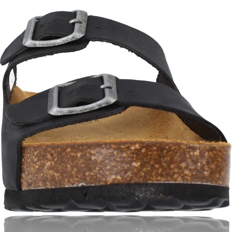 SANDALIAS PLANAS BIO HEBILLAS MUJER DE OKIOS MANILA005