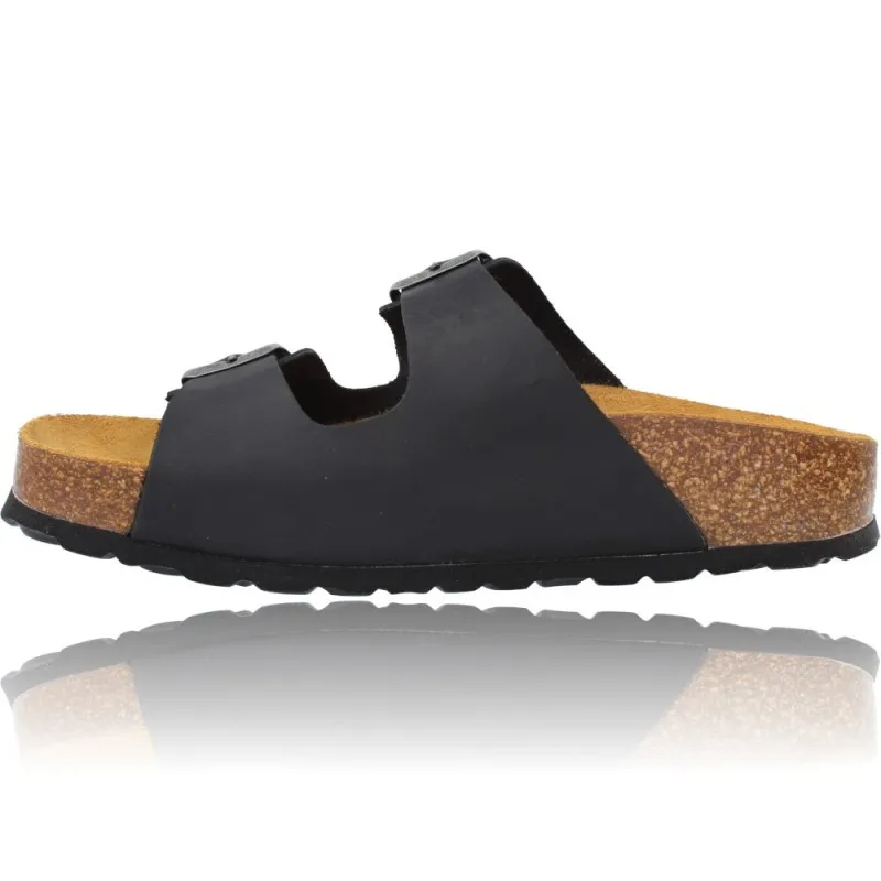 SANDALIAS PLANAS BIO HEBILLAS MUJER DE OKIOS MANILA005
