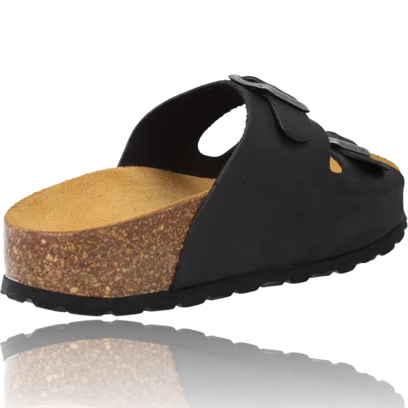 SANDALIAS PLANAS BIO HEBILLAS MUJER DE OKIOS MANILA005