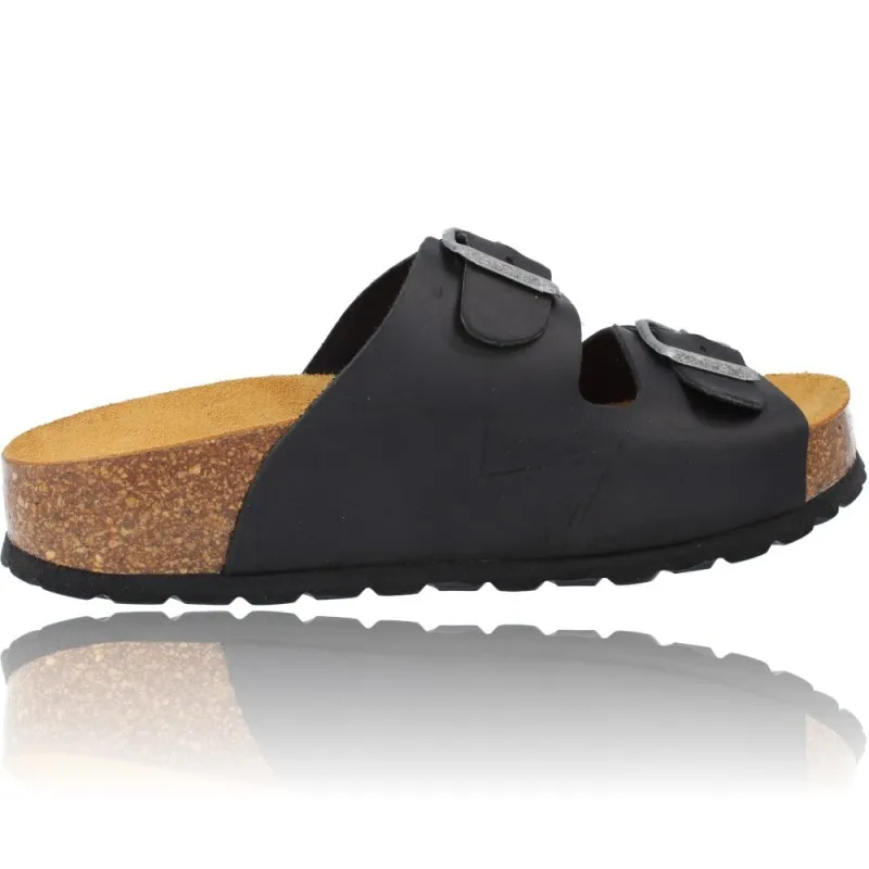 SANDALIAS PLANAS BIO HEBILLAS MUJER DE OKIOS MANILA005