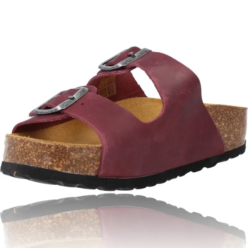 SANDALIAS PLANAS BIO HEBILLAS MUJER DE OKIOS MANILA005