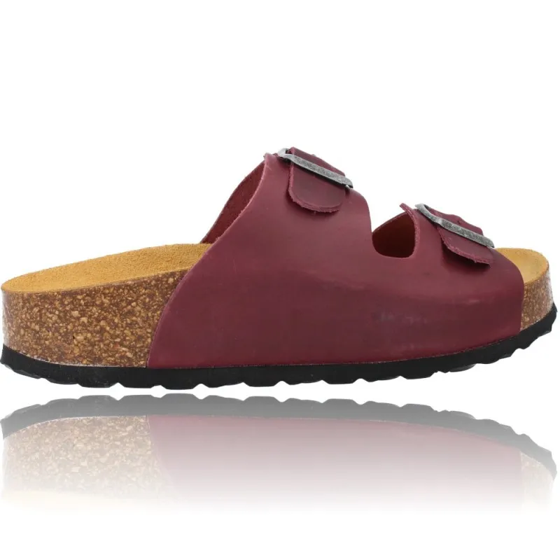 SANDALIAS PLANAS BIO HEBILLAS MUJER DE OKIOS MANILA005