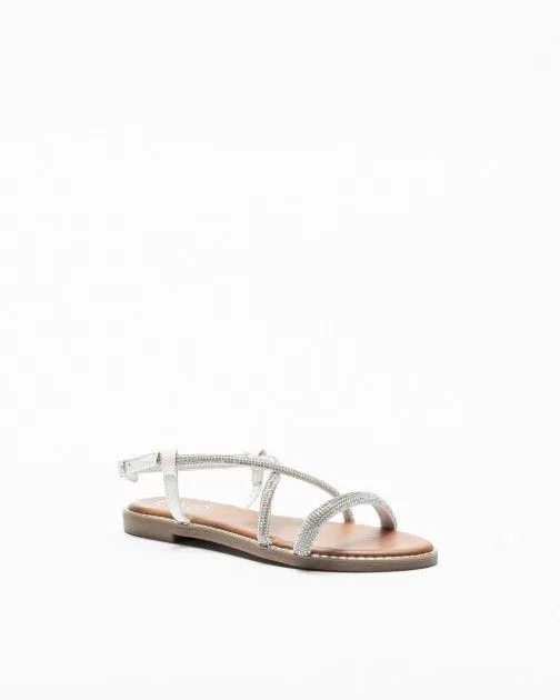 SANDALIAS PLANAS EXé P337577 BLANCO