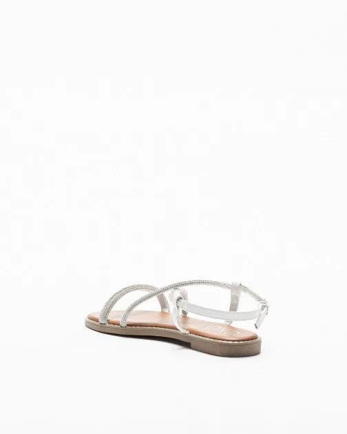 SANDALIAS PLANAS EXé P337577 BLANCO