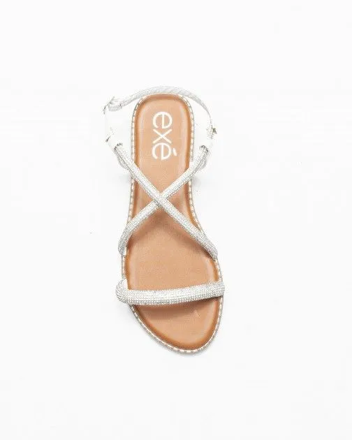 SANDALIAS PLANAS EXé P337577 BLANCO